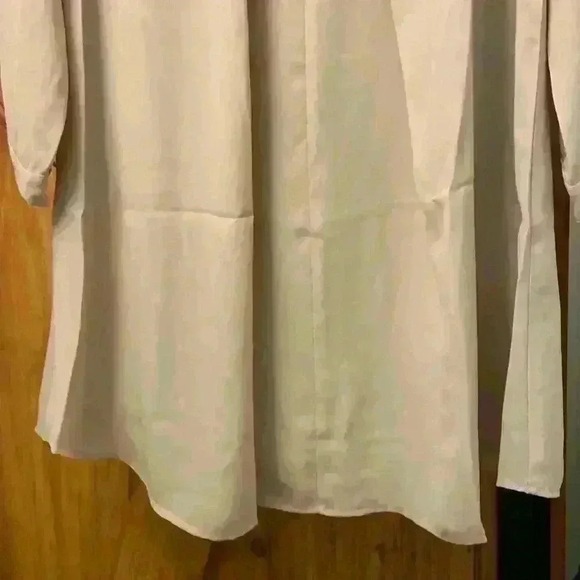 Krisa Revolve Brand L/S Swing Dress-Keyhole Front In Plaster-Small NWT - Picture 2 of 7